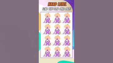 Challenge game: Spot the Odd One Out! 🧐 #oddoneout #brainteaser #spotthedifferenceactivity