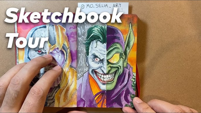 sketchbook tour 2 years of improvement on toned tan strathmore