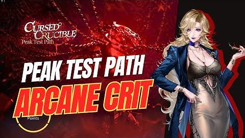 [PATH TO NOWHERE] Peak Test Path: Cursed Crucible Arcane Crit Team NO SYNEX (5M+ points)