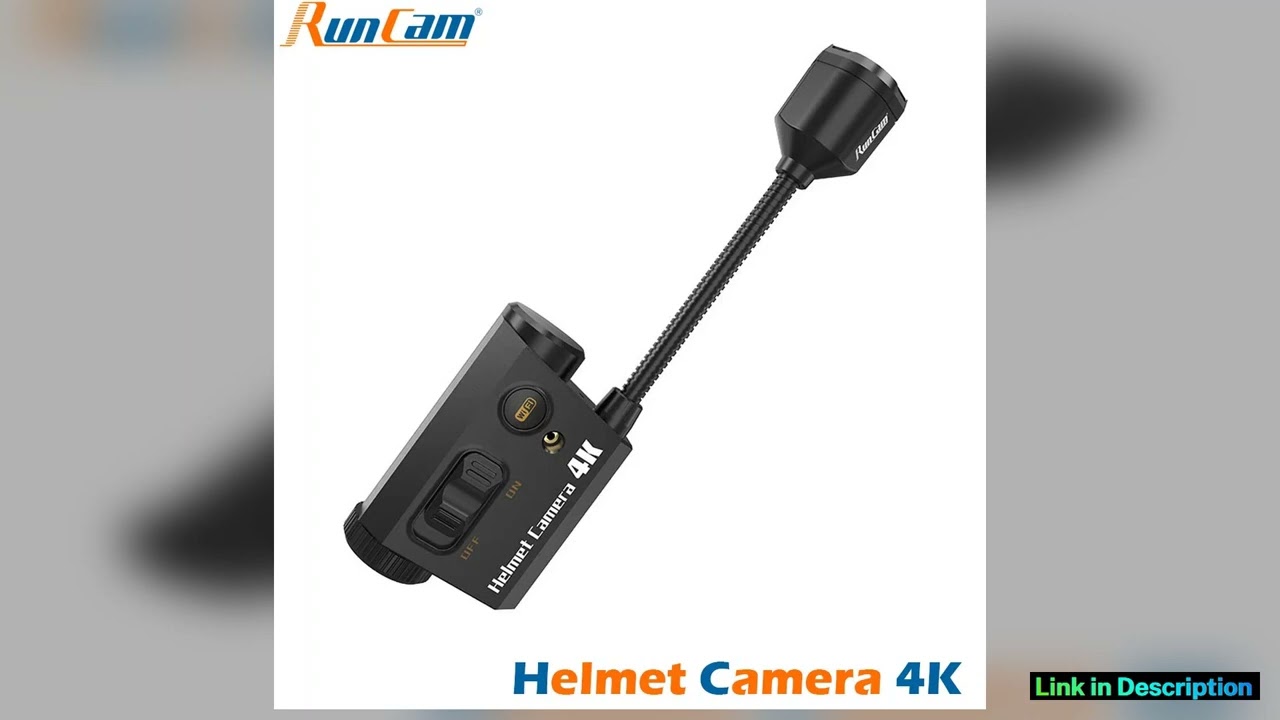 RunCam Helmet Camera 4K Face Mask Recorder Airsoft Recording Long Battery Life 19201080 60fps Built