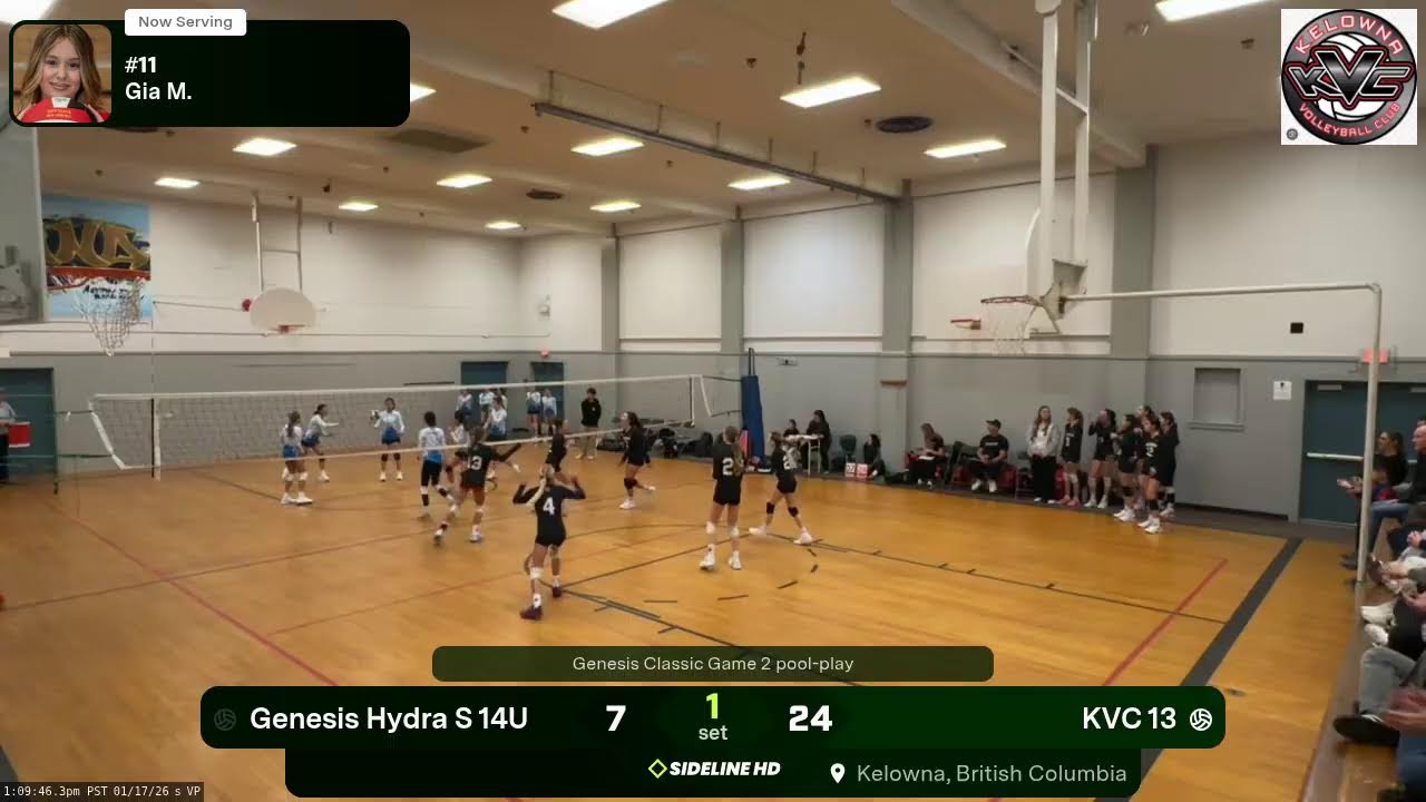 KVC 13 vs. Genesis Hydra S 14U (2026.01.17)