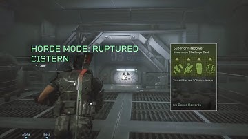 Aliens: Fireteam Elite - Horde: Ruptured Cistern - HARDCORE MODE 1-10 ( First Time)