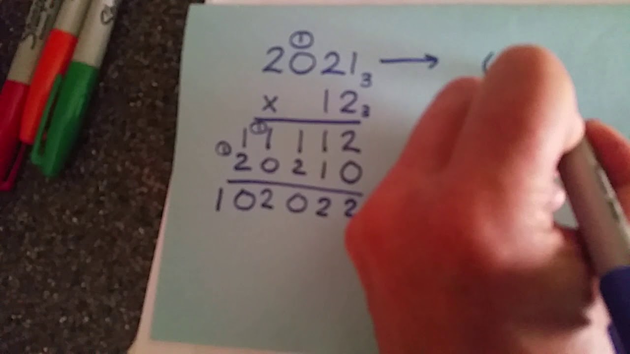 Base 3 Multiplication YouTube