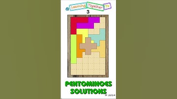 Not an image. #3 (Solution SETUP) Pentominoes Math Puzzle #mathchallenge #Shorts #puzzlegame