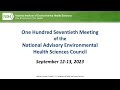 NAEHS Council Meeting - Open Session - September 13, 2023 (Day 2 - Part 1)