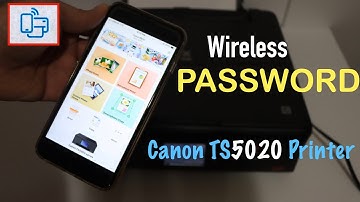 Canon PIXMA TS5020 Wireless Password !!