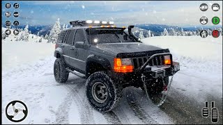 4x4 Off-road Jeep Driving Games - Winter Snow Mode Offline - Android Gameplay screenshot 2