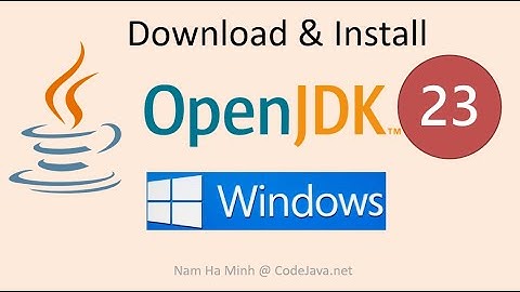 Download and Install OpenJDK 23 on Windows