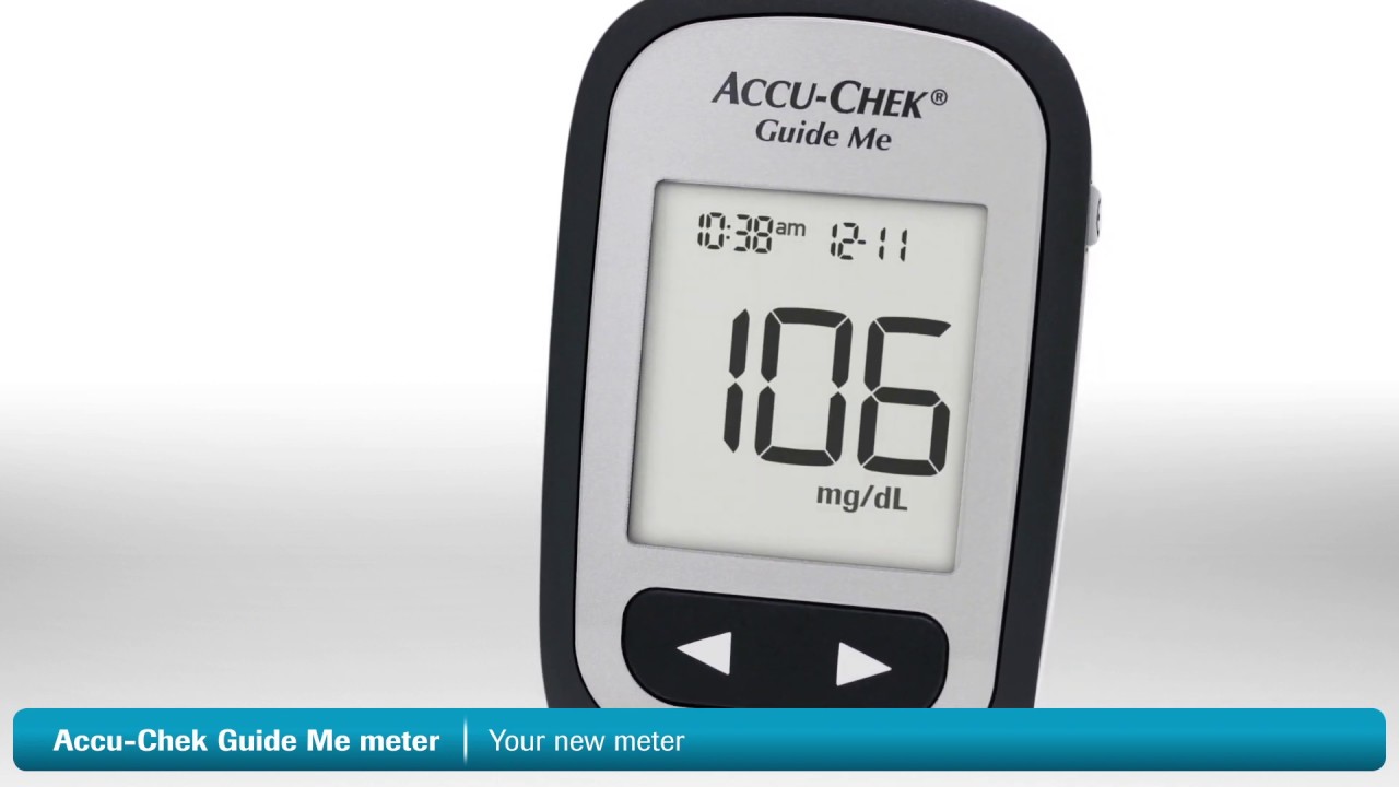 Setting up and using the Accu-Chek Guide Me meter (with Accu-Chek Softclix  lancing device) 