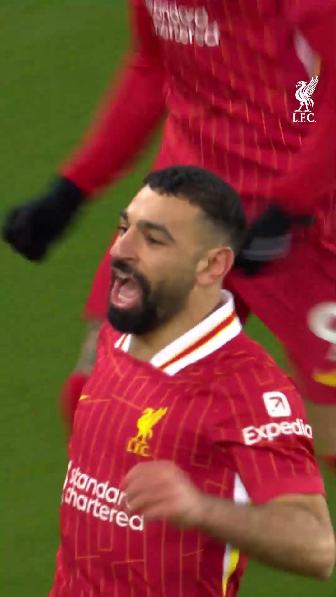 Salah scores at Everton ⚽️