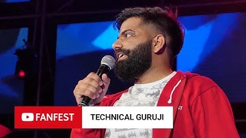 TECHNICAL GURUJI @ YouTube FanFest Mumbai 2018