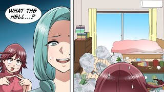 Akane's messy room puts in her danger... Here's what happened... [Manga Dub]