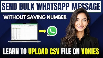 How to upload CSV File on Vokies | Contact list with Custom Fields
