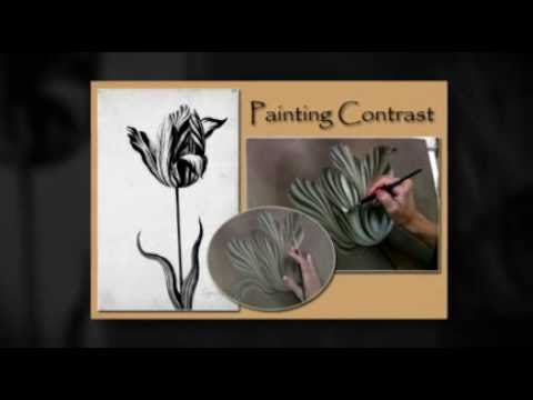 Acrylic Painting Techniques - How to paint tulips ...