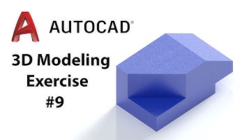 AutoCAD 3D Modeling - Exercise #9 - Basic to Advance in Hindi