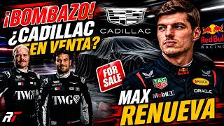 🚨 ¡ESCANDALO en CADILLAC F1! ¿EQUIPO de CHECO en VENTA 🧐 MAX RENUEVA con RED BULL 2030 ✅