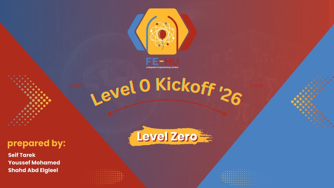 Level 0 Kickoff '26 | Training & Mindset Plan | Codeforces - YouTube