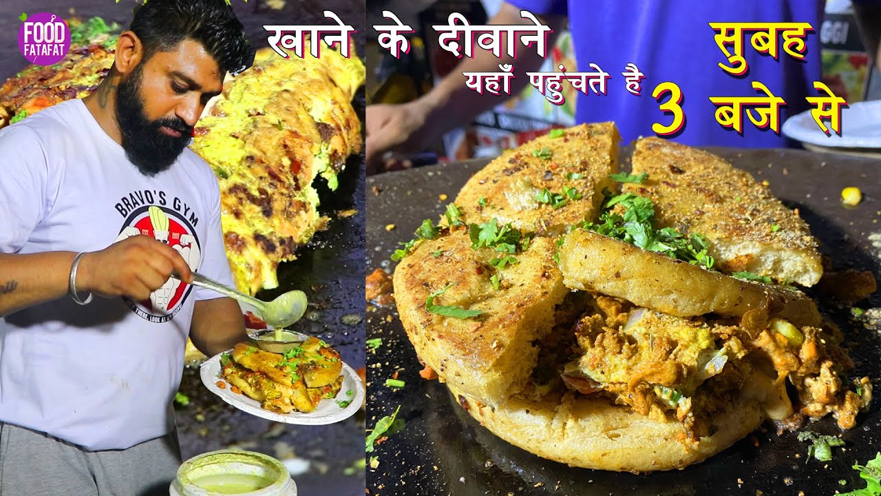 Chicken Cheese Kebab Omelette, Chicken Maggie & Tandoori Momos | Delhi Street Food | Food Fatafat