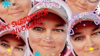 200 subscribers Giveaway 🎉🎉🎉🎉🎉