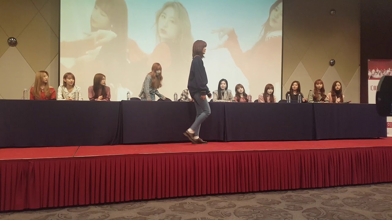 181118 아이즈원(IZONE) 대구 팬싸인회(fan sign event) 시작 포토타임 멘트(photo time)