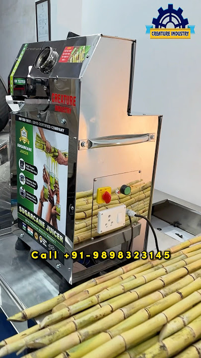 Sugarcane Machine  Electric Model 2025 | Automatic Ganna Juice Machine #sugarcane #juicemachine