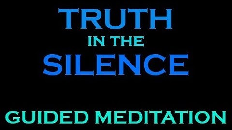 Guided Meditation: DEEP INNER SILENCE and PEACE to Help Solve your Problems