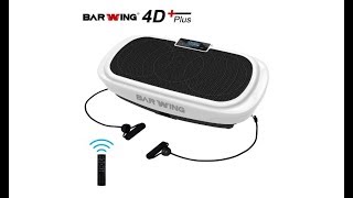 BARWING 4D Vibration Platform, Micro Vibration, Whole Body Workout Machine