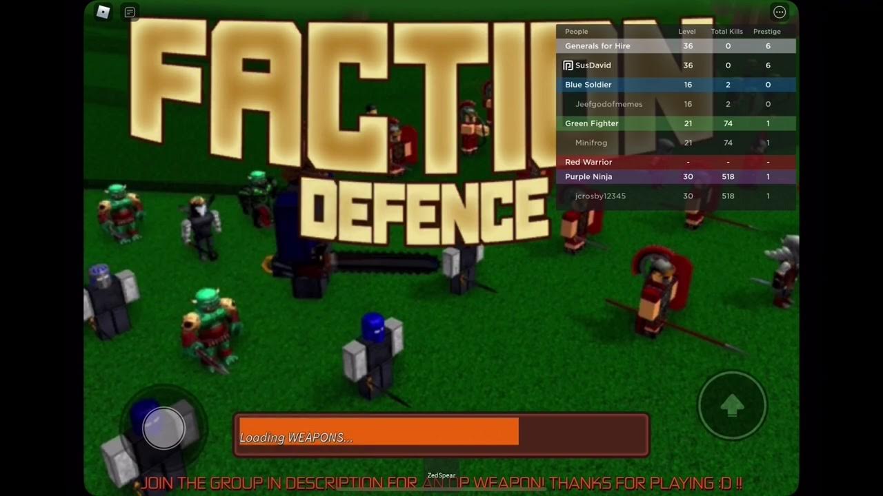 How to prestige in Faction Defence Tycoon YouTube