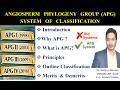 ANGIOSPERM PHYLOGENY GROUP (APG) SYSTEM OF CLASSIFICATION, APG I II III IV, Principles, Merits