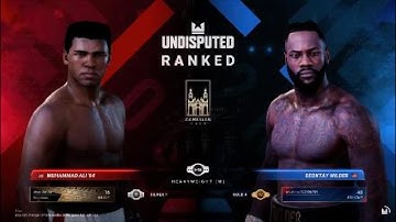 Undisputed -Muhammad ali vs. Deontay wilder ranked match Ps5 pro