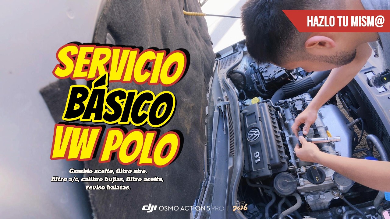 Haciendole servicio preventivo a VW polo 1.6