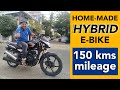 Petrol + Electric Bike || Hybrid Electric Bike || E-Wheeler || Arunai Sundar ||