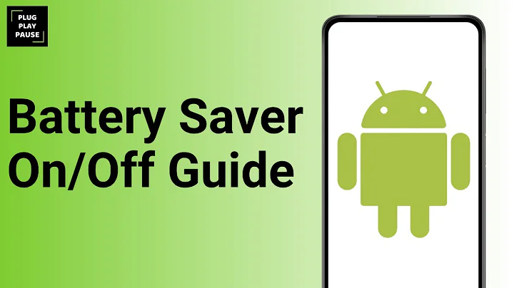 How to turn on or off the battery saver on Android phone ?