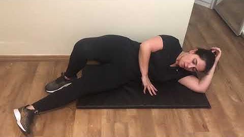 Adução de quadril em decúbito lateral