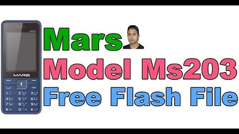 Mars ms203 Sure 1000%  Read Flash File No Password @technicianrashedur