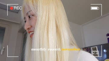 ENG) 먼슬리레코드 ? 11월 monthly record : november