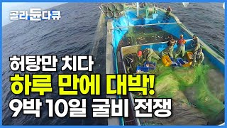 포기하려던 찰나에 하루만에 대박 터졌다! 어부들 애태운 9박 10일 굴비 전쟁┃가을 바다가 살찌운 참조기를 잡아라!┃만선 제주 참조기 잡이┃극한직업┃#골라듄다큐