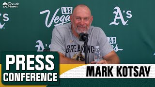 Mark Kotsay reacts to Athletics' 9-6 loss to Rangers | NBCS California