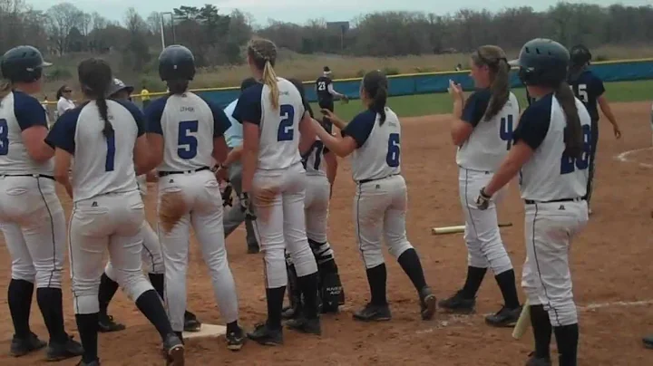 Alyssa Downs 3 run homer vs  Merrimack
