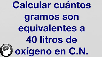 ¿Cómo sacar volumen ley de los gases?