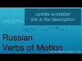 Russian Verbs of Motion I: An Introduction