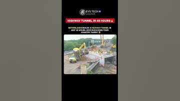 Netherlands Built a Highway Tunnel in Just 48 Hours! 🚧🇳🇱