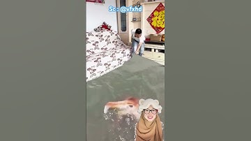 Thumbnail of GUGUK BERENANG DI DALAM RUMAH 😳ternyata itu karpet 😬 @vfxhd #remix #funny #dubbing