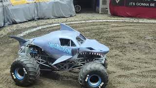 Monster Jam Columbus 2024 Megalodon freestyle