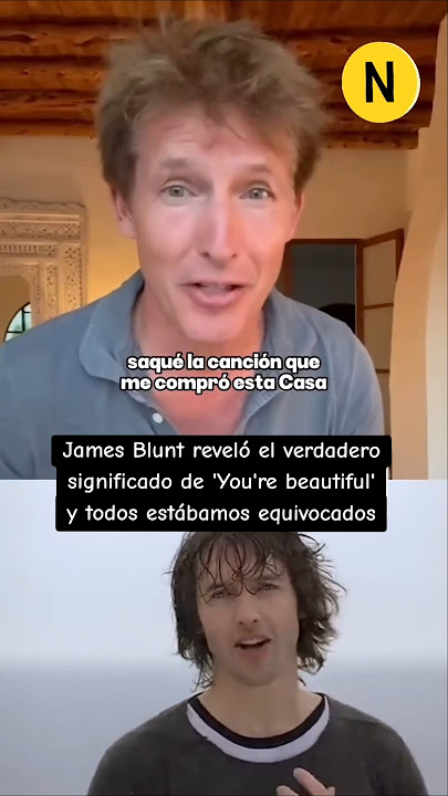 JAMES BLUNT reveló que YOU'RE BEAUTIFUL lo ayudó a comprar su MANSIÓN pero TENÍA OTRO SIGNIFICADO