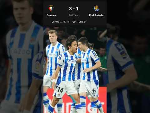 3-1 Osasuna vs real Sociedad #football #realsociedad #osasuna