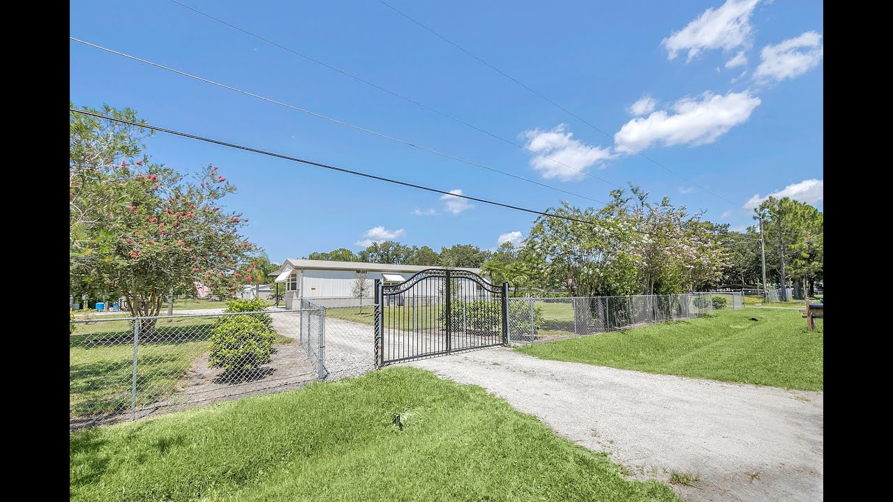 Just Listed for Sale East Orlando 1 acre lot NO HOA YouTube