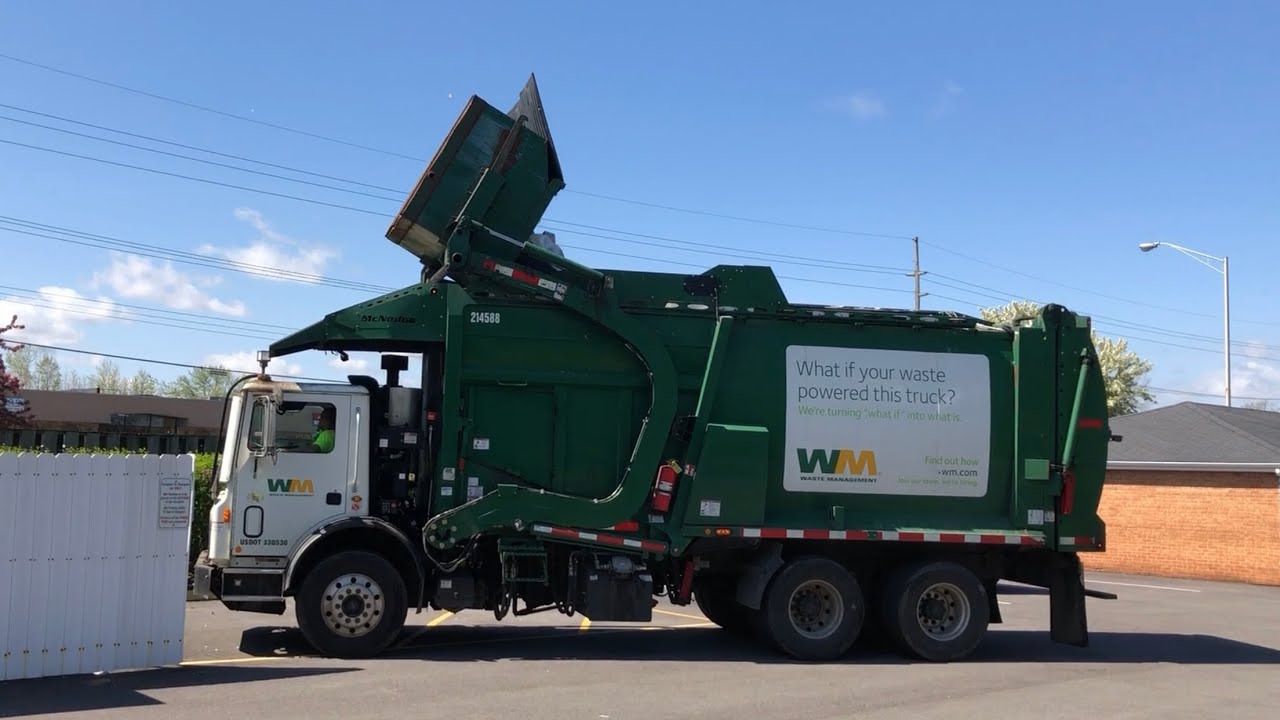 Waste Management Garbage Trucks Final Day In Munster Indiana YouTube