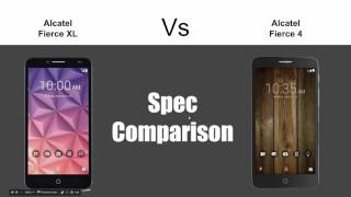 Alcatel Fierce XL vs Alcatel Fierce 4