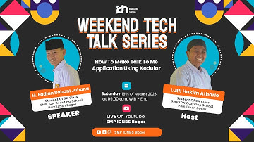 Weekend Tech Talk Series | How To Make Talk To Me Application Using Kodular